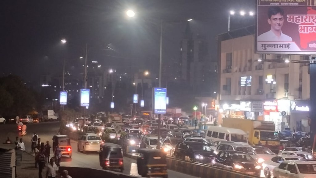 thane traffic jam