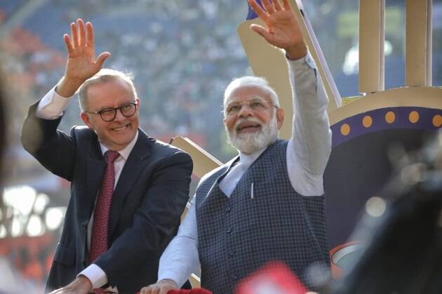 IND vs AUS 4th Test: 75th years of India-Australia friendship Modi and Albanese honored by BCCI see photos 