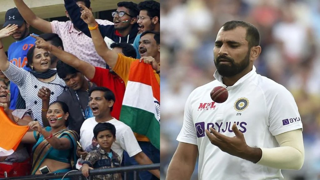 IND vs AUS: As Shami enters the field the crowd chants 'Jai Shri Ram Shami did something like this Watch the video