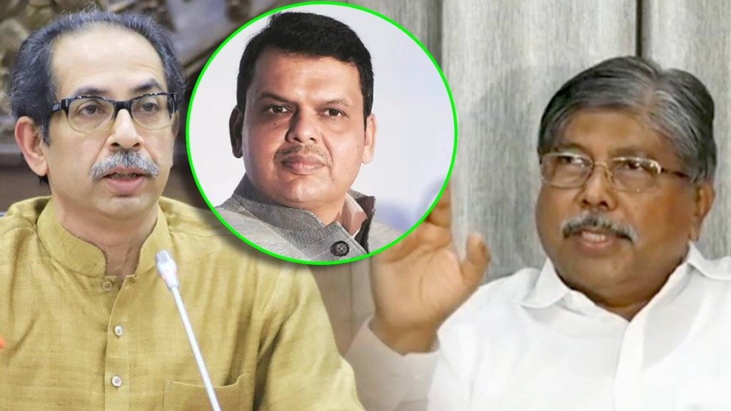 Uddhav Thackeray and Devendra Fadnavis together..._, Chandrakant Patal's statement