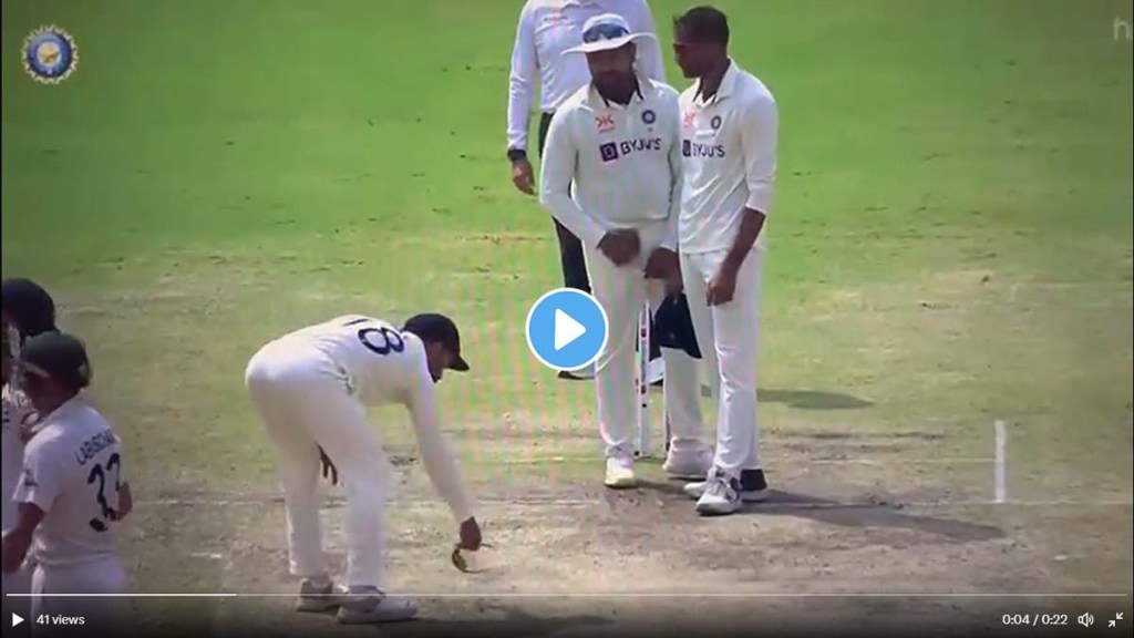 IND vs AUS 4th Test: King Kohli's strategy against Labuschagne Akshar was shown 'that' place while going to the peach watch the video