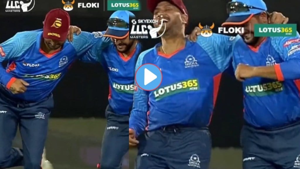 Raina And Harbhajan Dance On Natu Natu Song