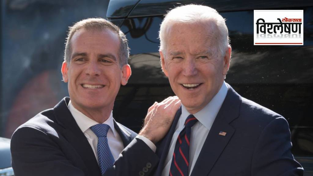 Who is Eric Garcetti US President Joe Bidens pick for ambassador