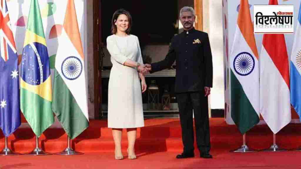 germany foreign minister Annalena Baerbock and india foreign minister s jayashankar