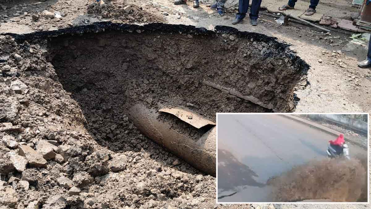 underground water pipeline burst in yavatmal nrp78 zws 70