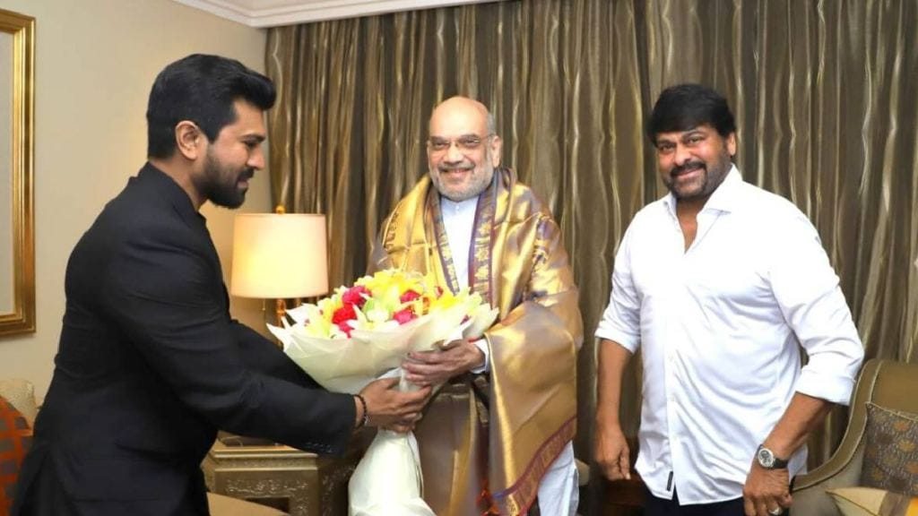 ram charan meets amit shah