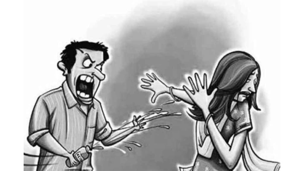 Acid Attack on wife by Husband