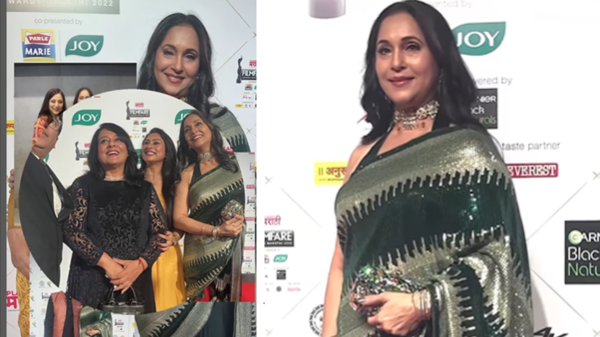 Ashi Hi Banva Banvi Limbu Colour Saree Ashwini Bhave Latest Glamorus Photos Stuns Fans Watch Bold And Beautiful Look Filmfare