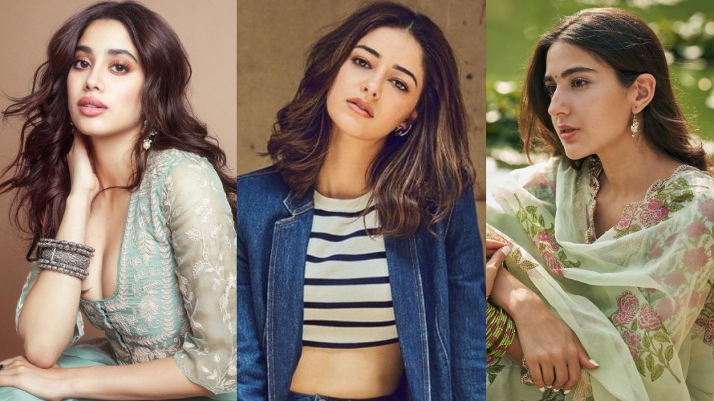 Ananya Panday janhvi kapoor sara ali khan