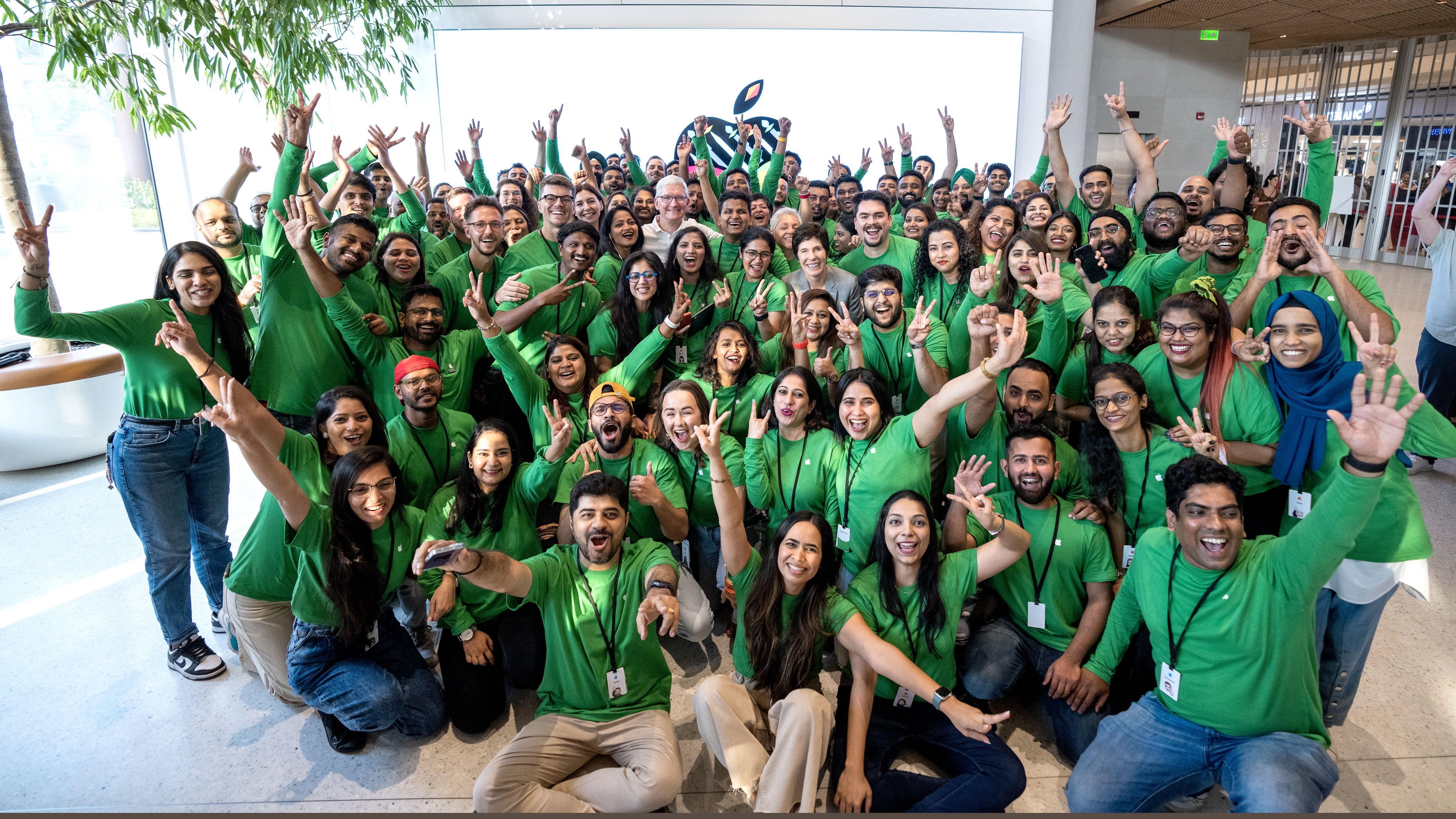 Apple First Retail Store in BKC Mumbai India