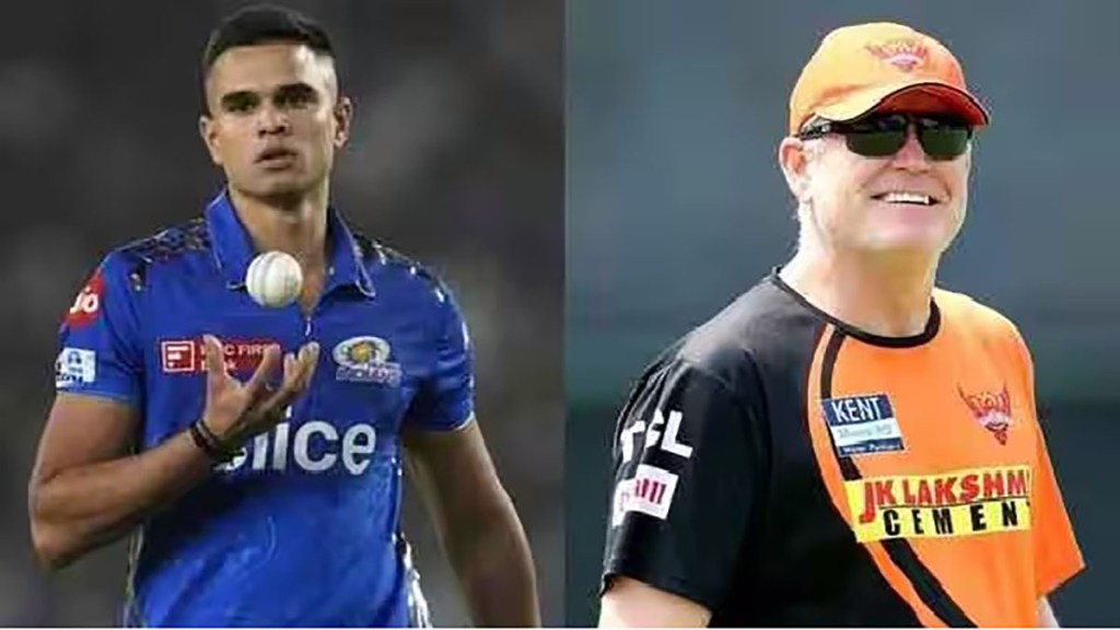 Arjun Tendulkar told extra bowler former SRH coach Tom Moody's statement created ruckus