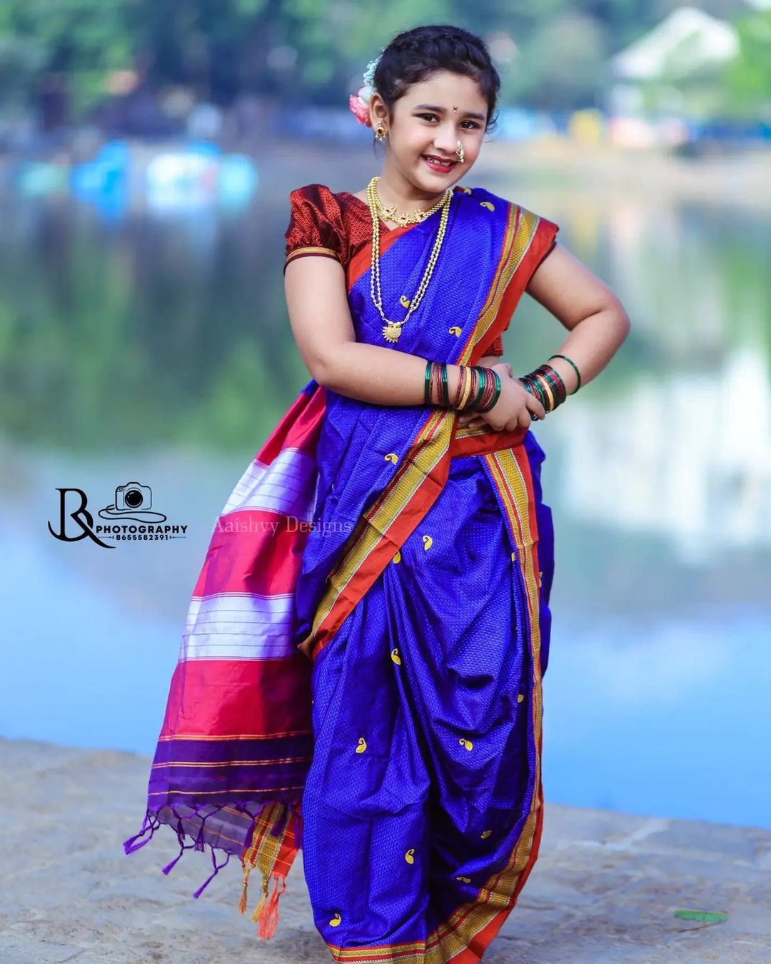 Indian Traditional Beautiful young girl in saree posing outdoors Stock  Photo - Alamy