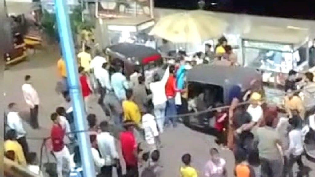 Clash between two groups in Ambivali