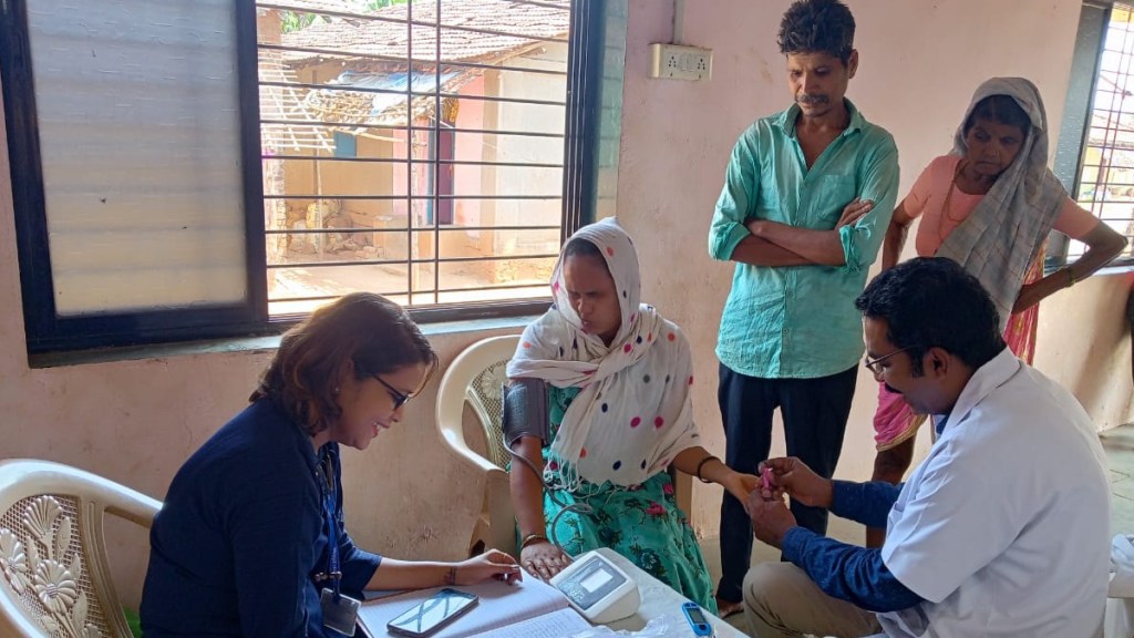 Health camp for tribals