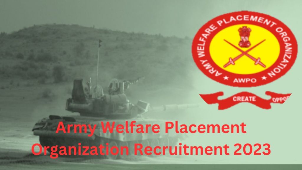 Army Welfare Placement Organization Recruitment 2023