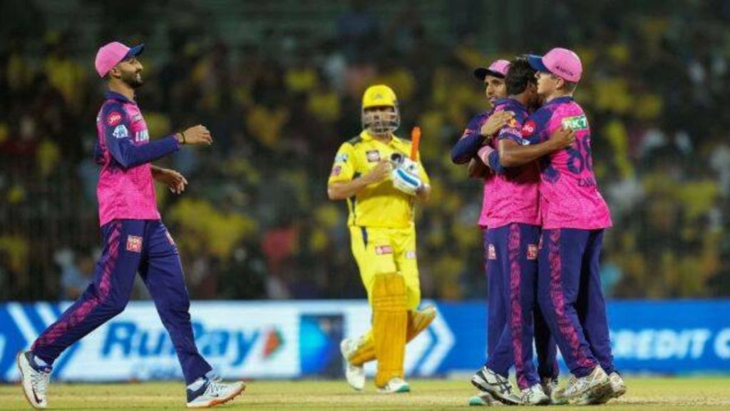 CSK vs RR Match Updates