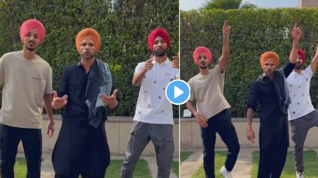 Shikhar Dhawan Doing Bhangra Video