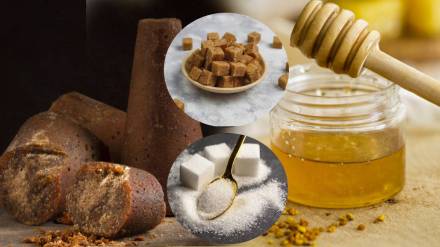 which is better for you White sugar jaggery honey or brown sugar read doctor what said