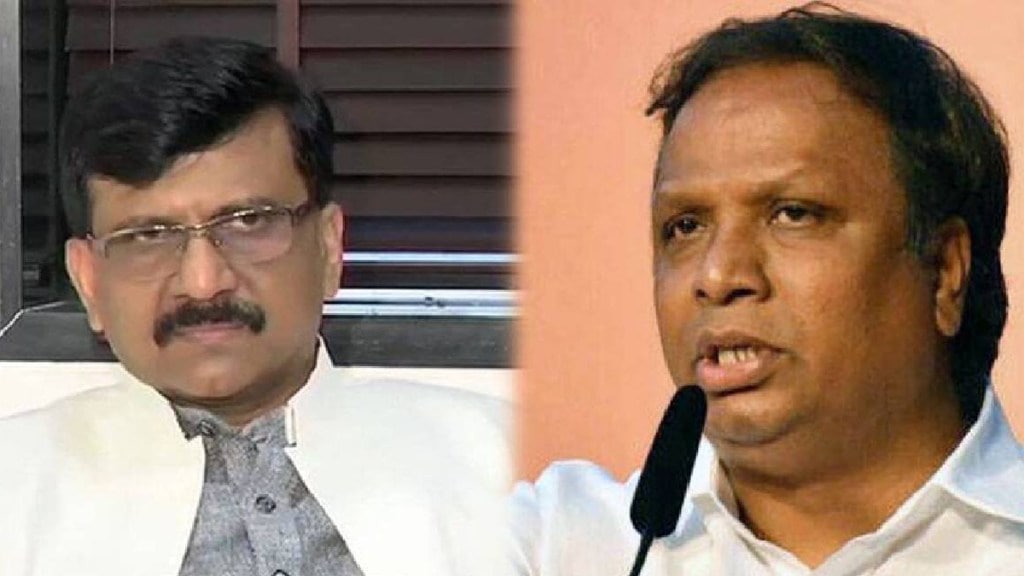 ashish shelar, sanjay raut