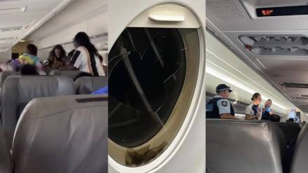 Fight on flight video viral