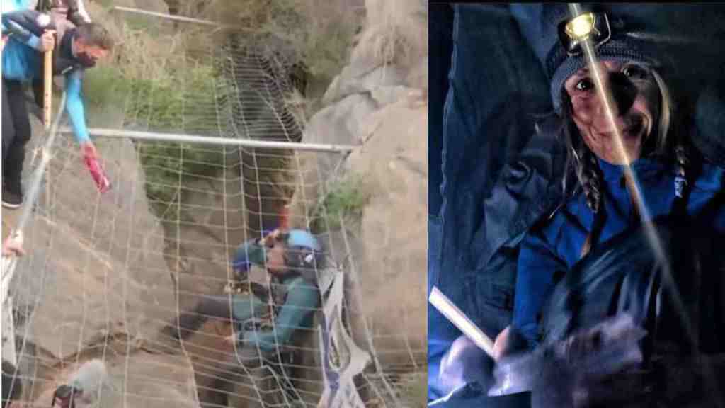 A women lived for 500 days in 230 feet deep underground cave without bath