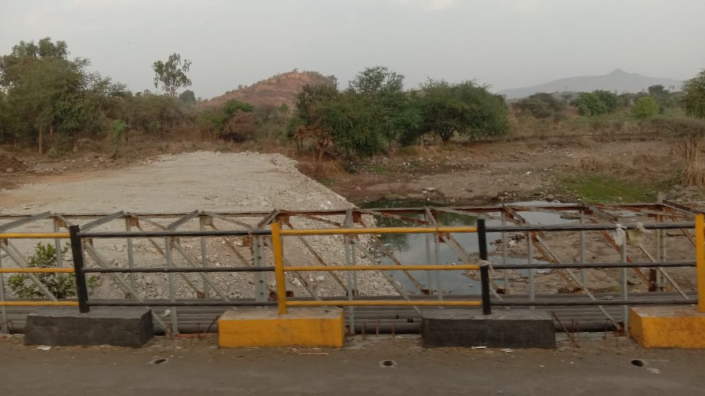 kalyan, gandhari, river, illegal construction, filling