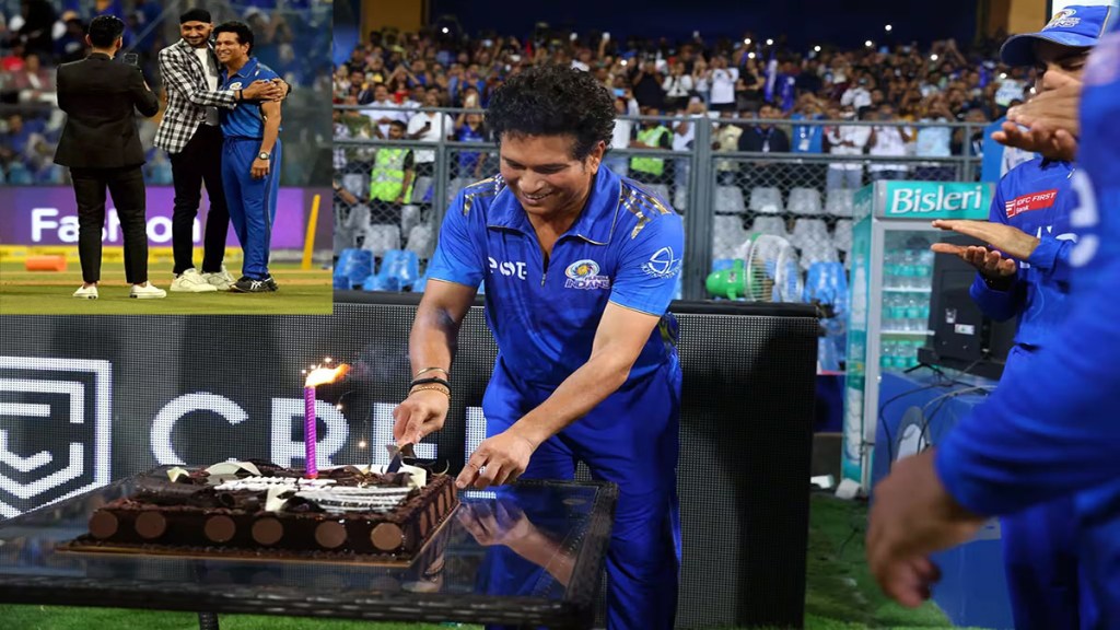 WATCH: Sachin Tendulkar celebrates 50th birthday by cutting cake at Wankhede