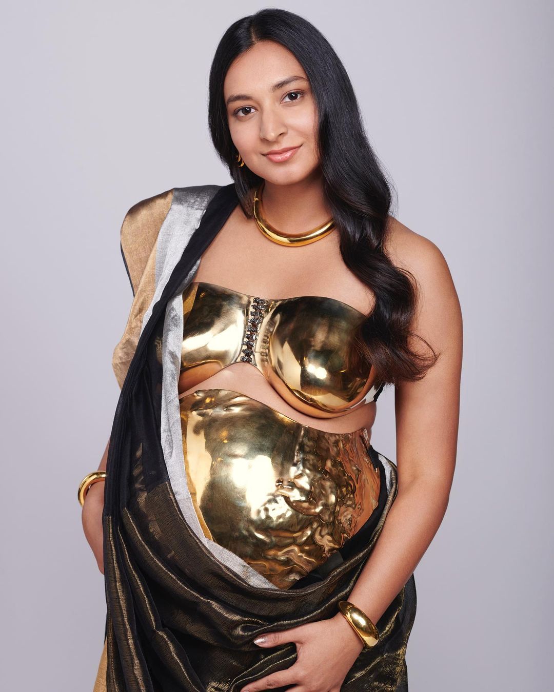 Suhani Parekh Gold Dress 