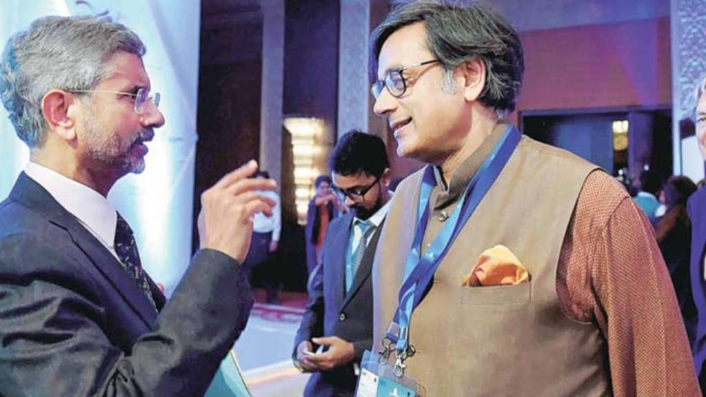 shashi tharoor advised s jaishankar