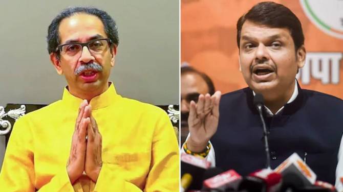 Uddhav Thackeray and Devendra Fadnavis 