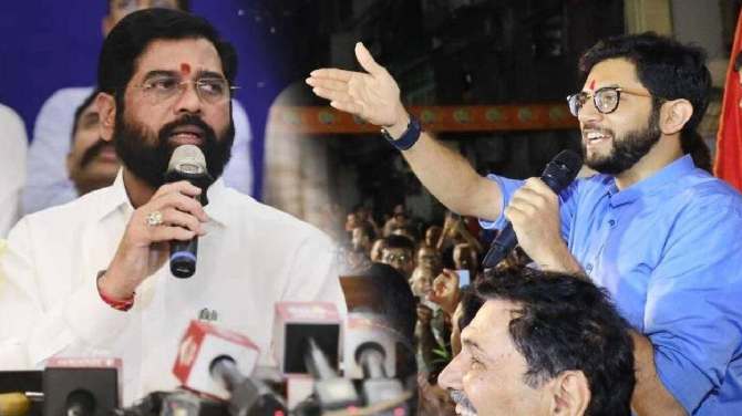 aditya thackeray vs eknath shinde