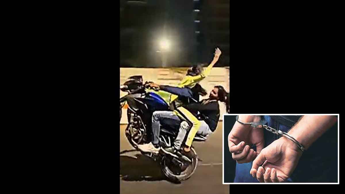 Bike Rider Arrested By Mumbai Police For Performing Dangerous Stunts ...