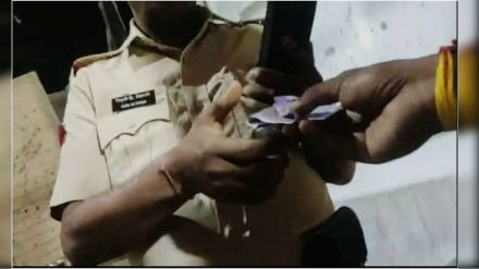 bribe police officer