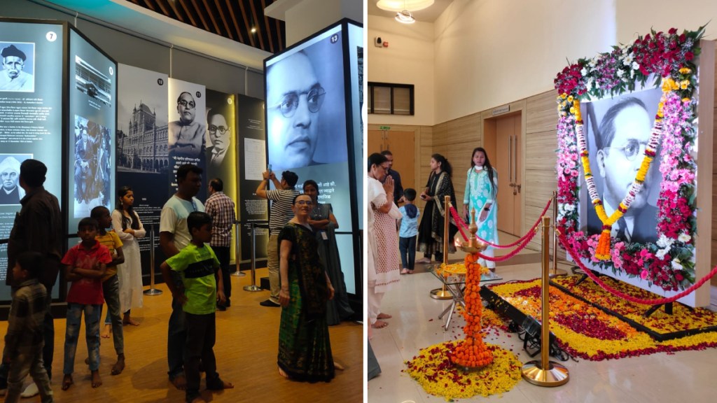 citizens visit Babasaheb Ambedkar memorial