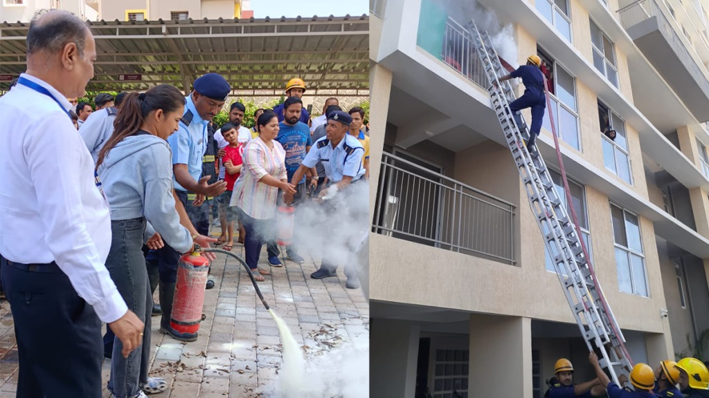 fire brigade demonstration citizens nashik