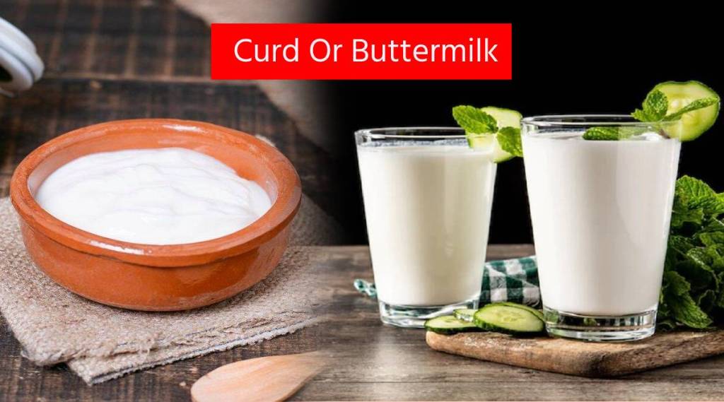 Curd Or Buttermilk