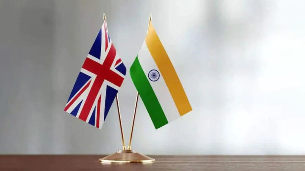 india britain flag