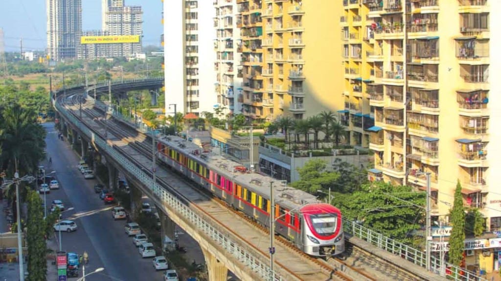 Ghodbunder metro work