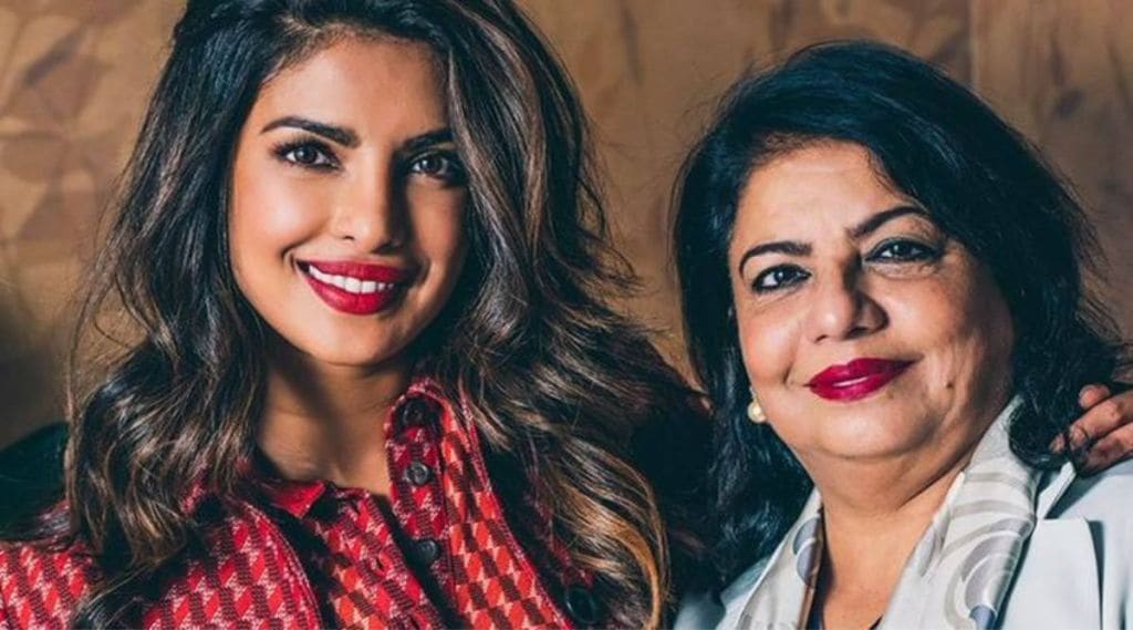 priyanka chopra and her mother