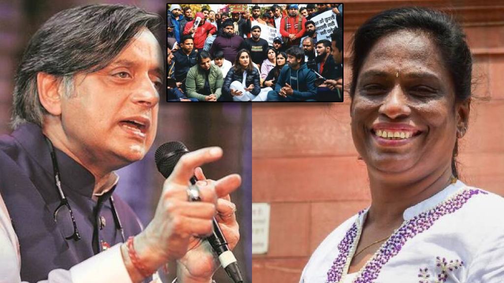 Shashi Tharoors Sharp Reaction To PT Ushas Remark On Wrestlers Protest