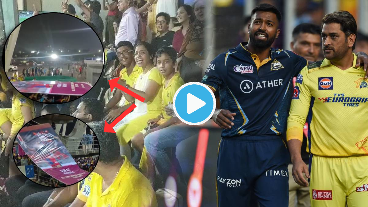 Virat Kohli Saves Fans From Rain Video During Ipl Finals Csk Vs Gt Match Highlights Ms