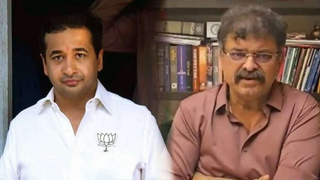 Jitendra Awhad Attacks on Nitesh Rane