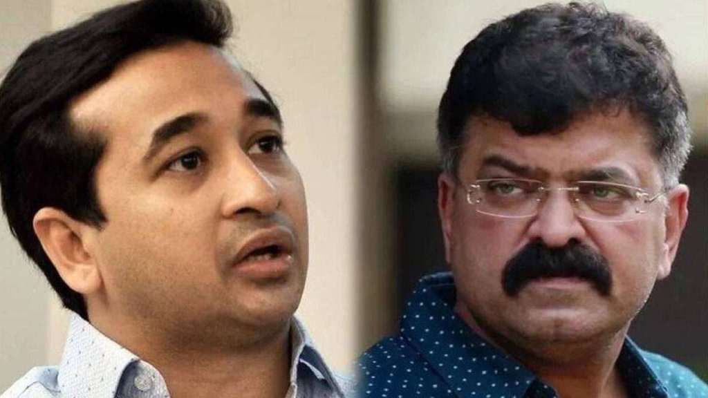 Jitendra Awhad vs Nitesh Rane