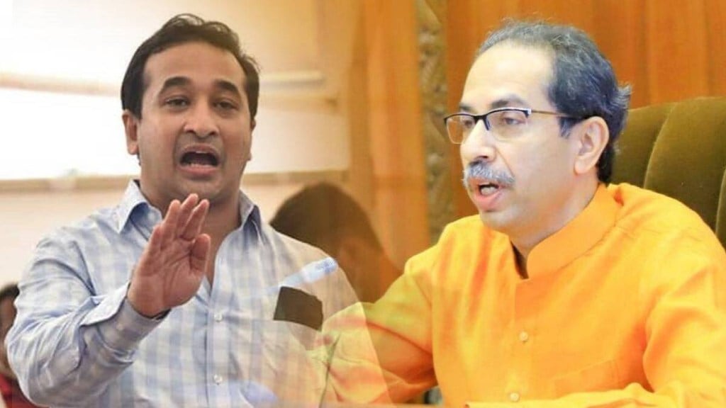 nitesh rane allegation on uddhav thackeray