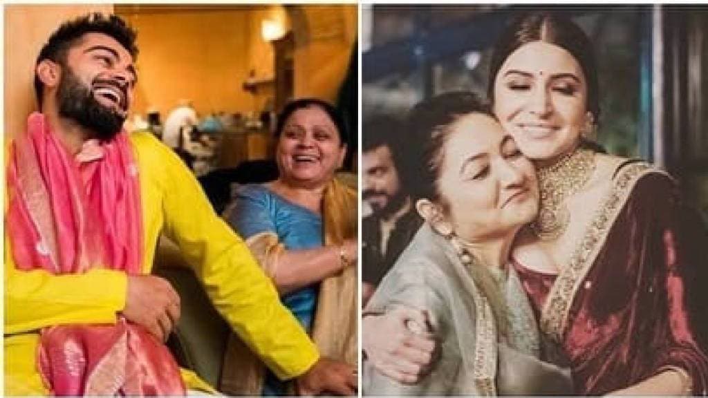 Virat Kohli shared a photo of his and Anushka's mother on Mother's Day 2023