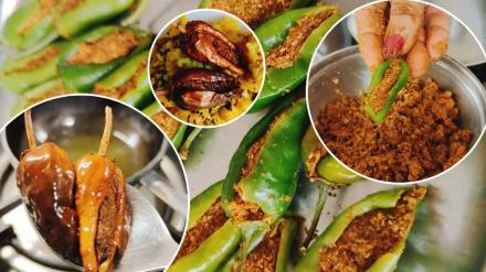 Sandgi Mirchi Recipe, Stuffed Dried Chili