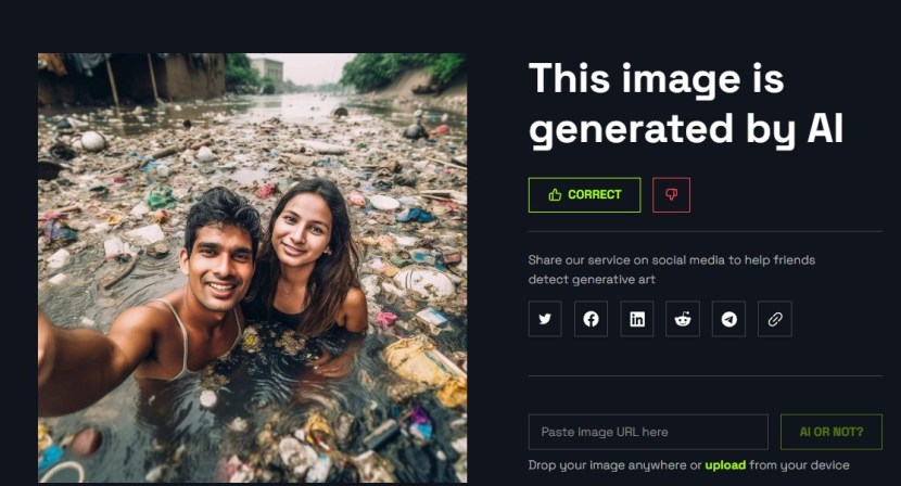 Couple Kissing Romance In Dirty Drainage Pre-Wedding Photoshoot How AI changed Their Faces Why People Are Praising