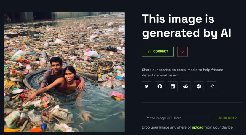 Couple Kissing Romance In Dirty Drainage Pre-Wedding Photoshoot How AI changed Their Faces Why People Are Praising