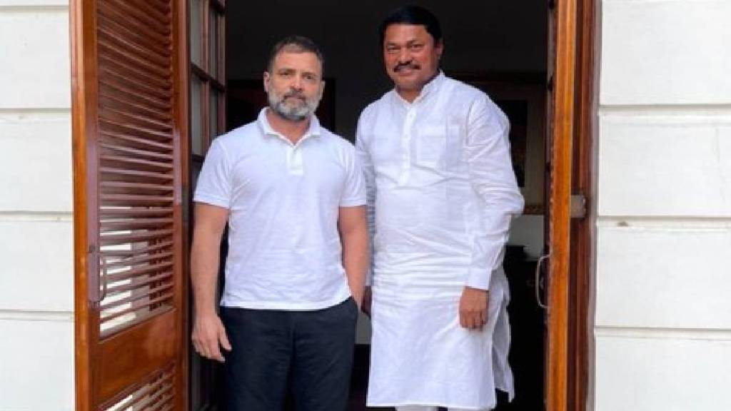 Rahul Gandhi and Nana Patole