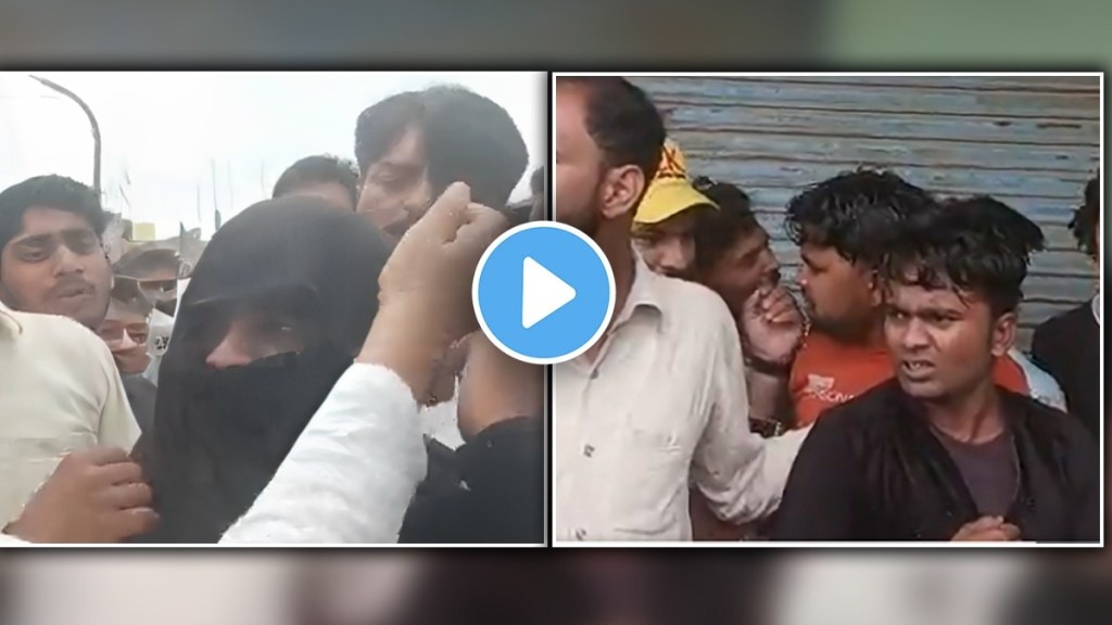 viral video of a boy went to meet girlfriend by wearing burqa